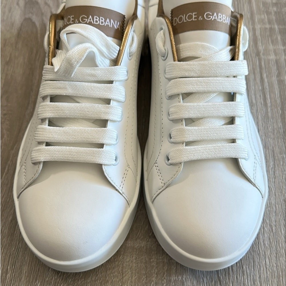 Dolce & Gabbana Calfskin Portofino Sneakers